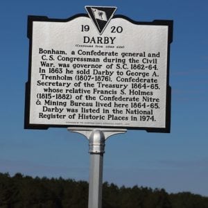 Darby Historical Marker