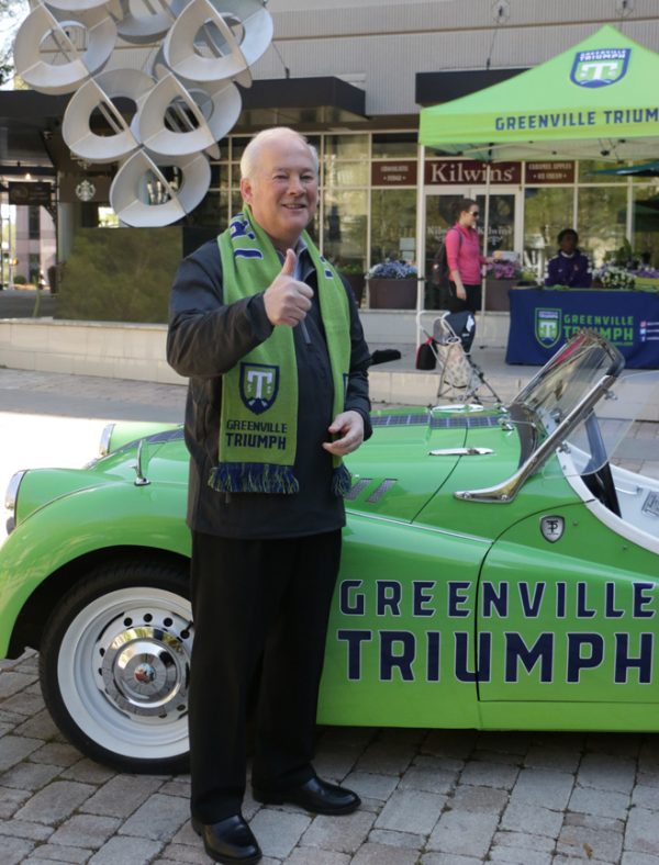 Greenville Triumph Soccer Club unveils official team vehicle Who's On