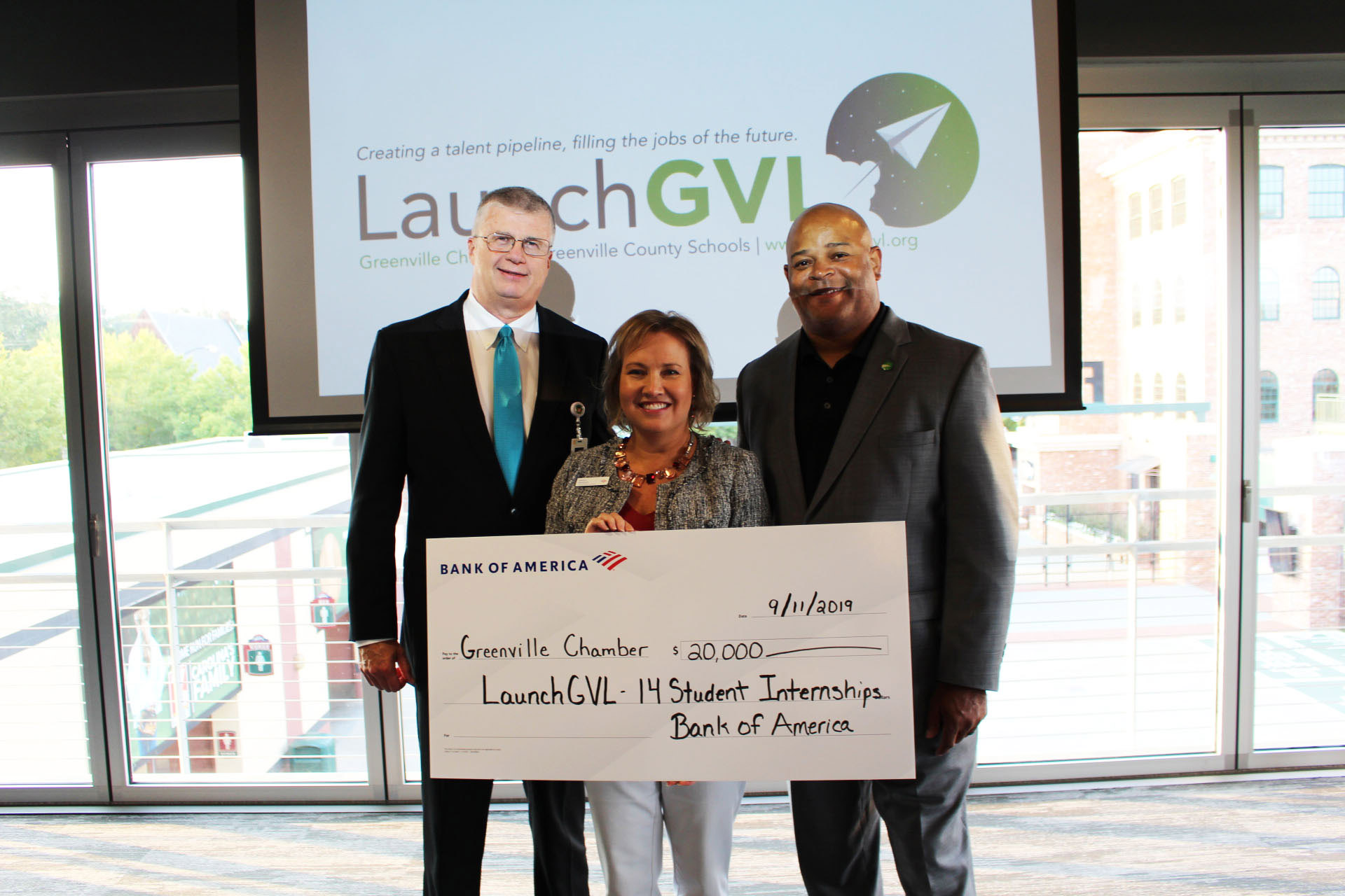 Bank of America grants funds 14 LaunchGVL internship Who's On The Move