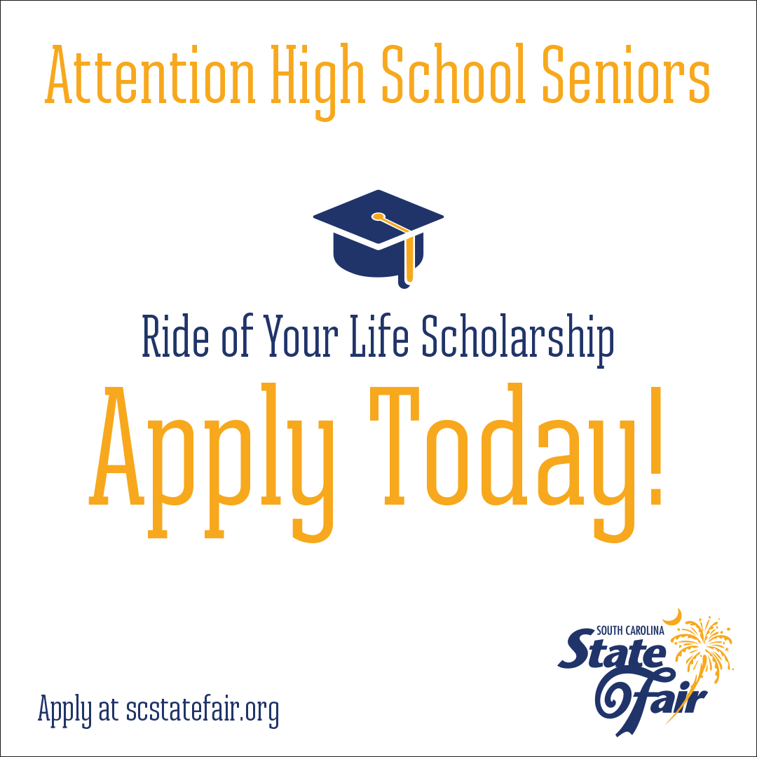 SC State Fair accepting applications for Ride of Your Life Scholarship