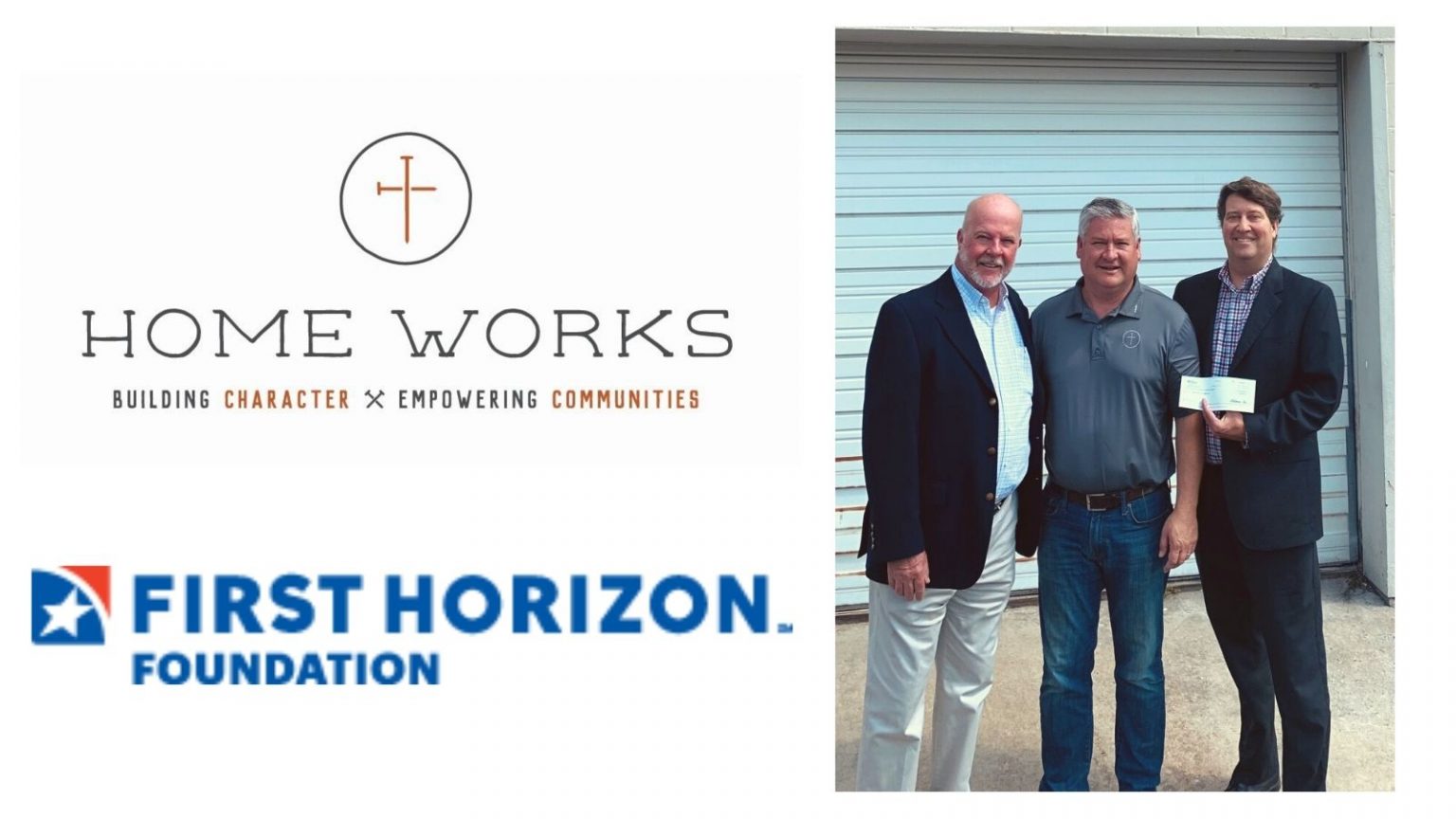 Construction nonprofit Home Works receives grant from First Horizon