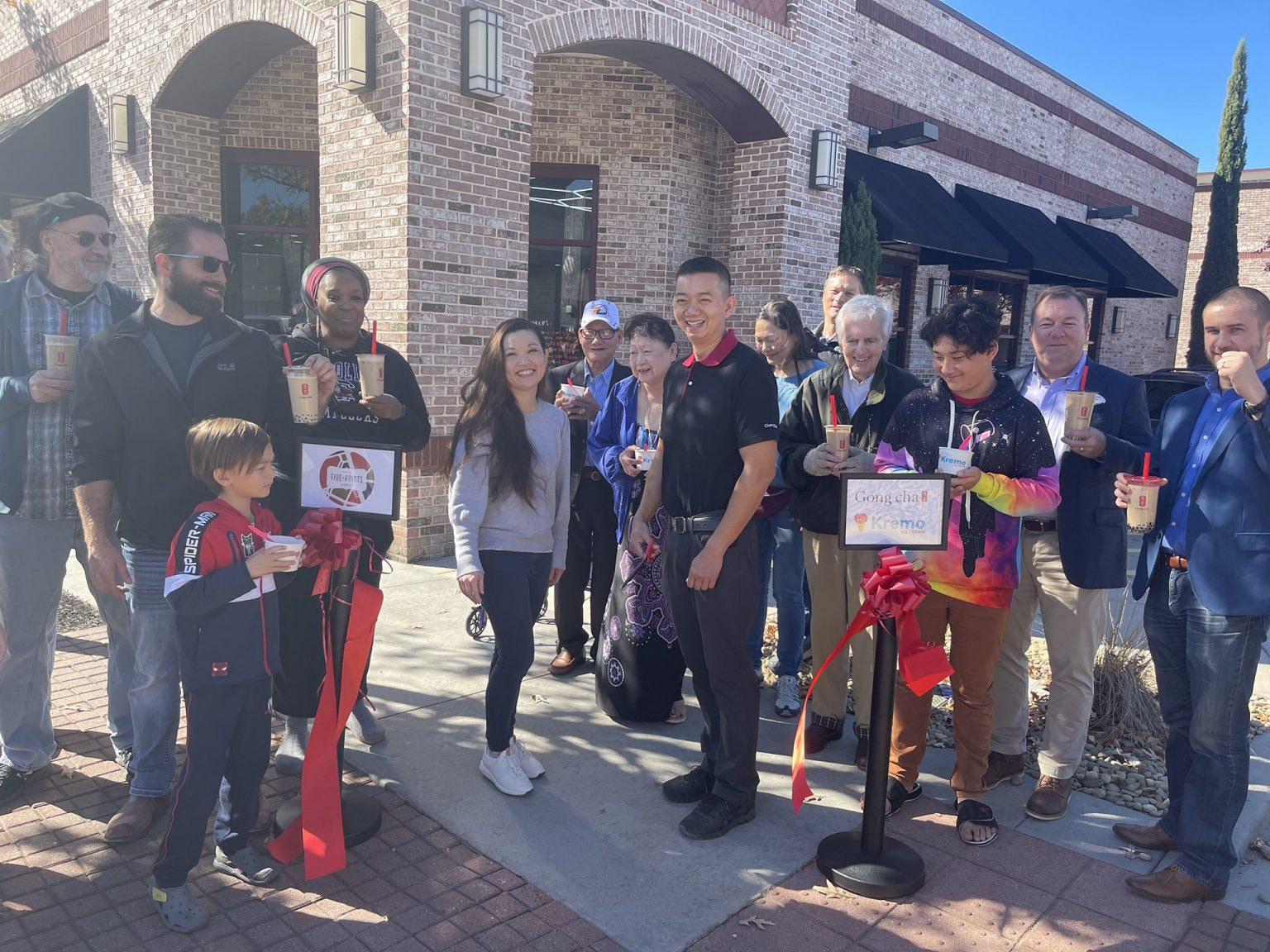 Gong Cha & Kremo Ice Cream celebrate grand opening in the Five Points