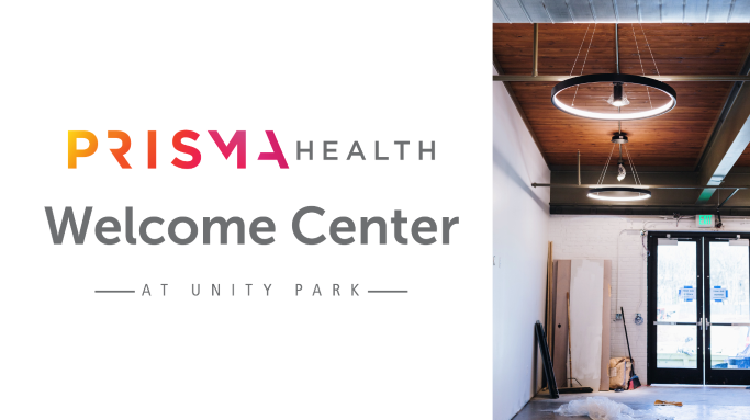 Prisma Health announces $1 million investment for the Prisma Health Welcome  Center at Unity Park - Who's On The Move