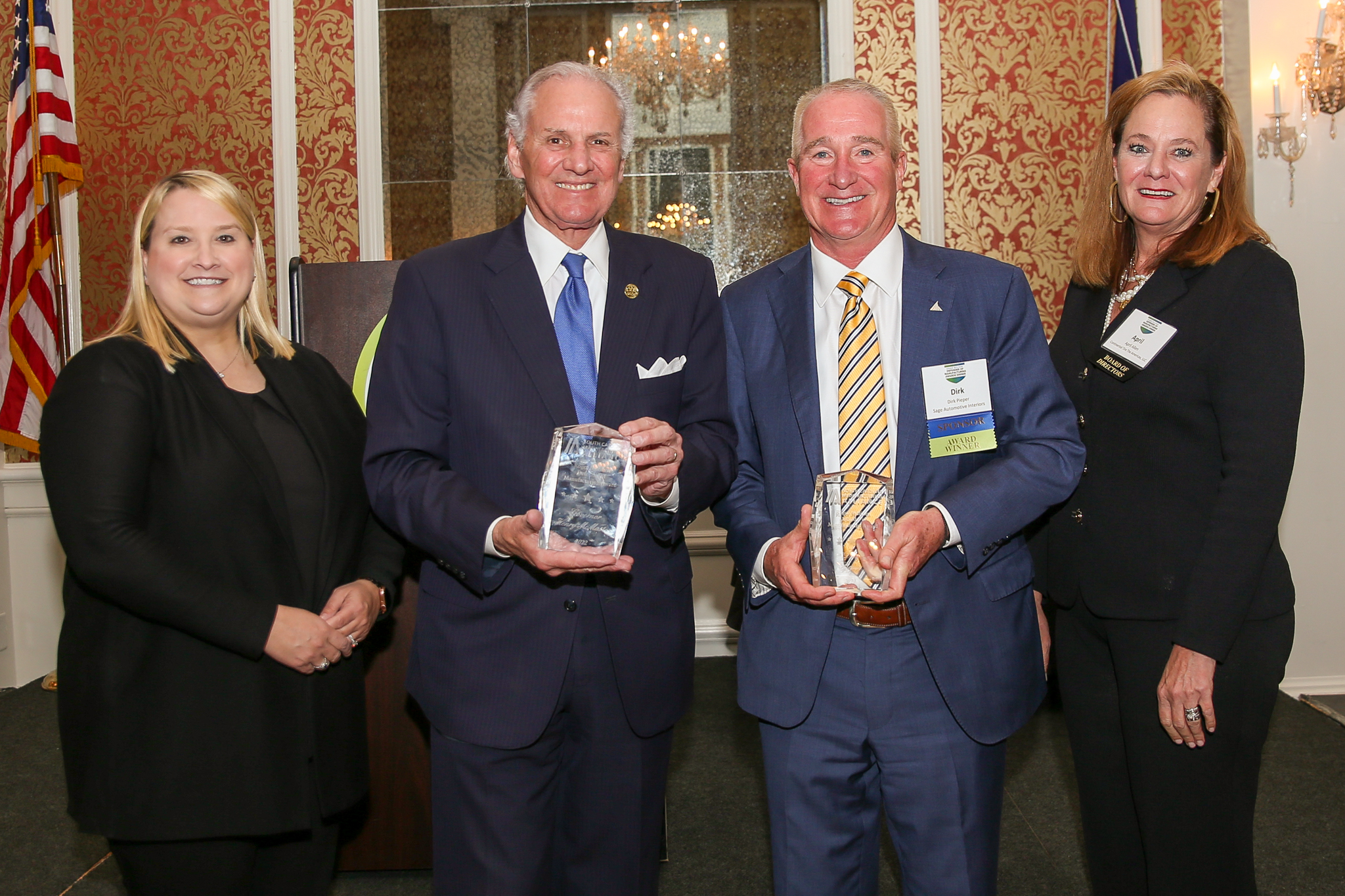 SC manufacturing leaders honored with 2022 Roger Milliken Defender of