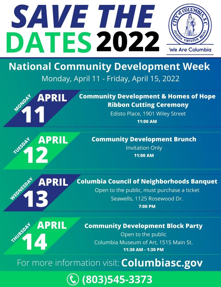 National Community Development Week Who's On The Move