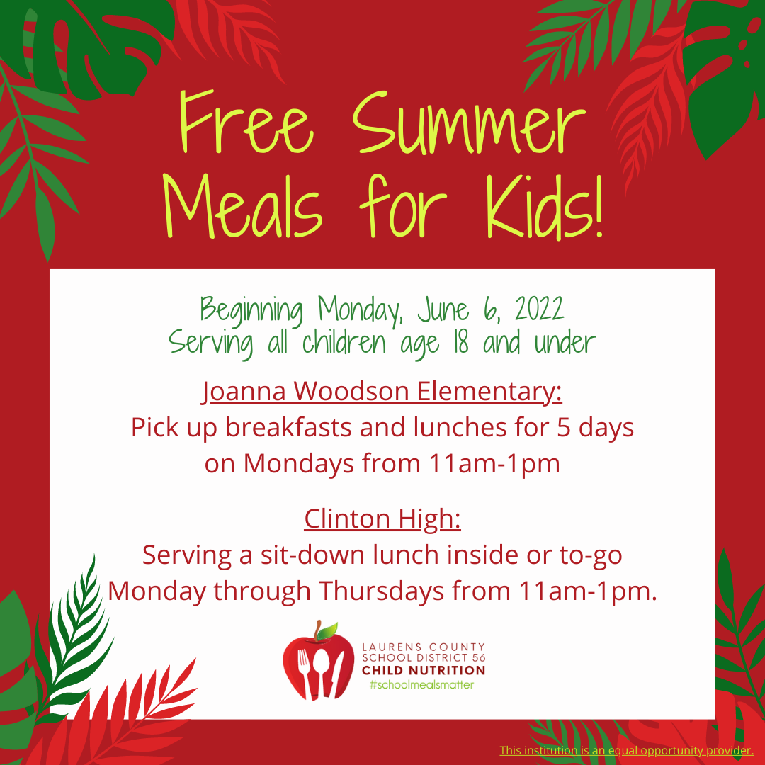 Lcsd 56 Child Nutrition Prepares For Summer Meal Program Who S On The