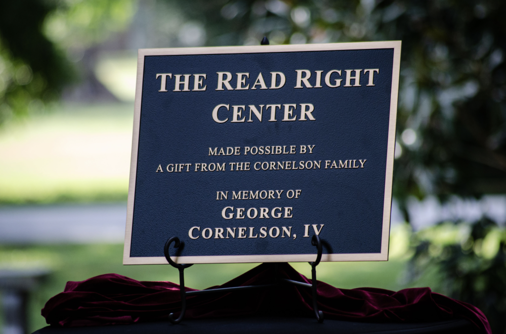 Red Righ Program Thornwell Celebrates the Dedication of The Read Right Center - Who's On ...