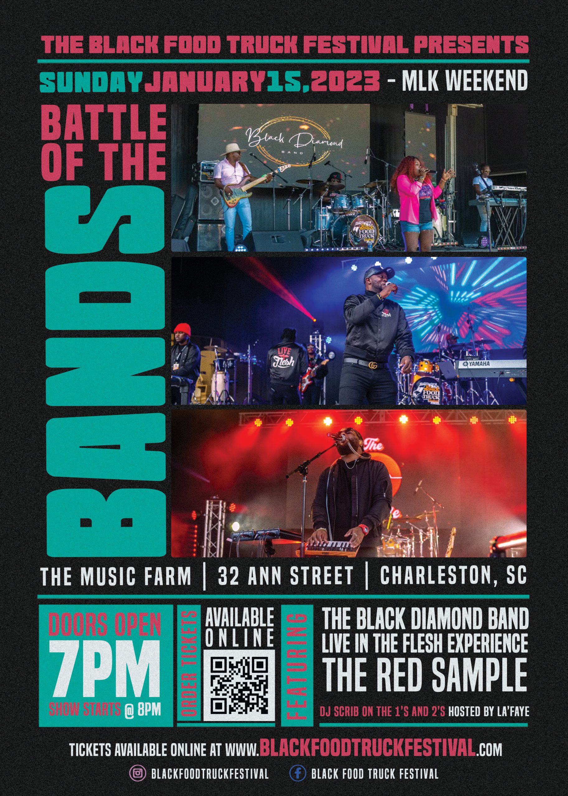 Black Food Truck Festival presents Battle of the Bands Who's On The Move