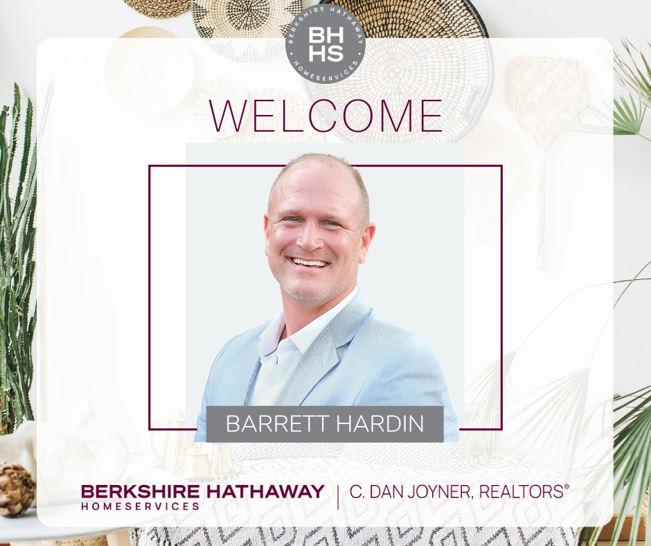 Barrett Hardin joins the Simpsonville Office of C. Dan Joyner, REALTORS