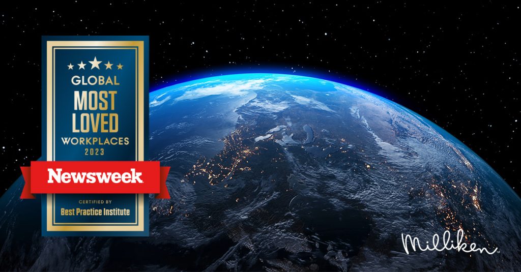 Milliken & Company debuts on Newsweek’s Top 100 Global Most Loved