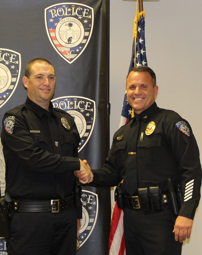 Laurens Police Department Celebrates Accomplished Officers and Welcomes ...