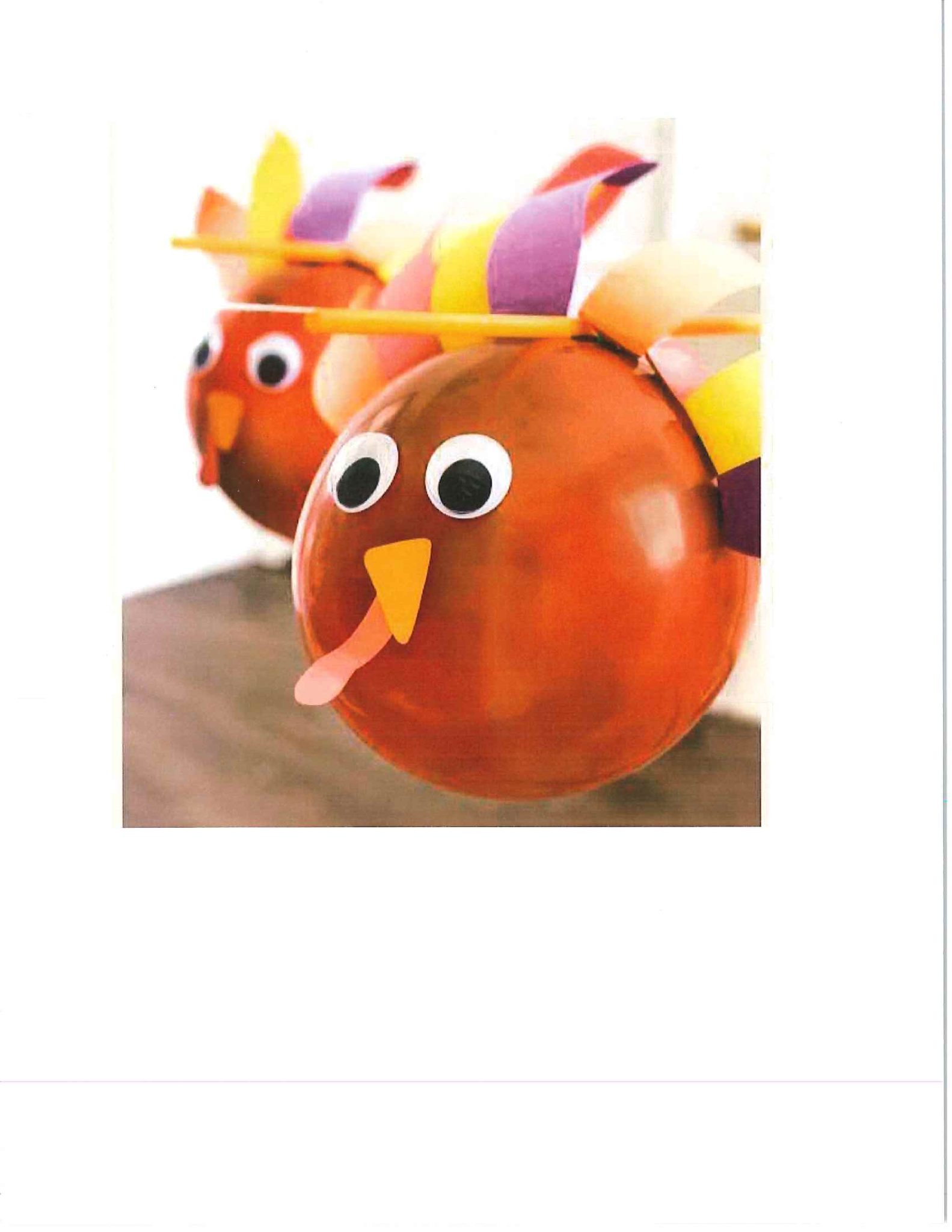 Off to the Races! Balloon Turkey STEM Fun at Clinton Library Who's On