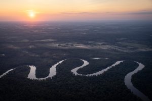 Arial photo of the Black River