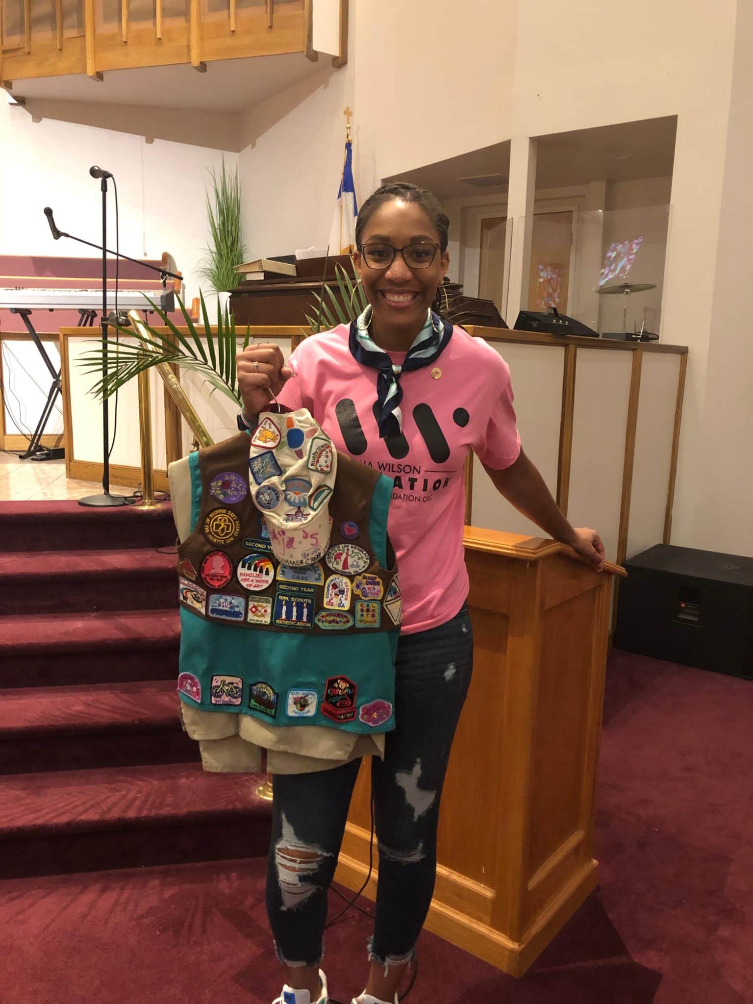 A'ja Wilson honors her Girl Scout roots with special Nike Player Exclusive shoe