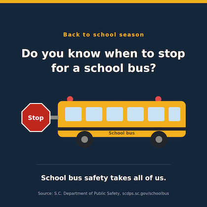 State public safety officials urge drivers to review school bus stop laws as classes resume